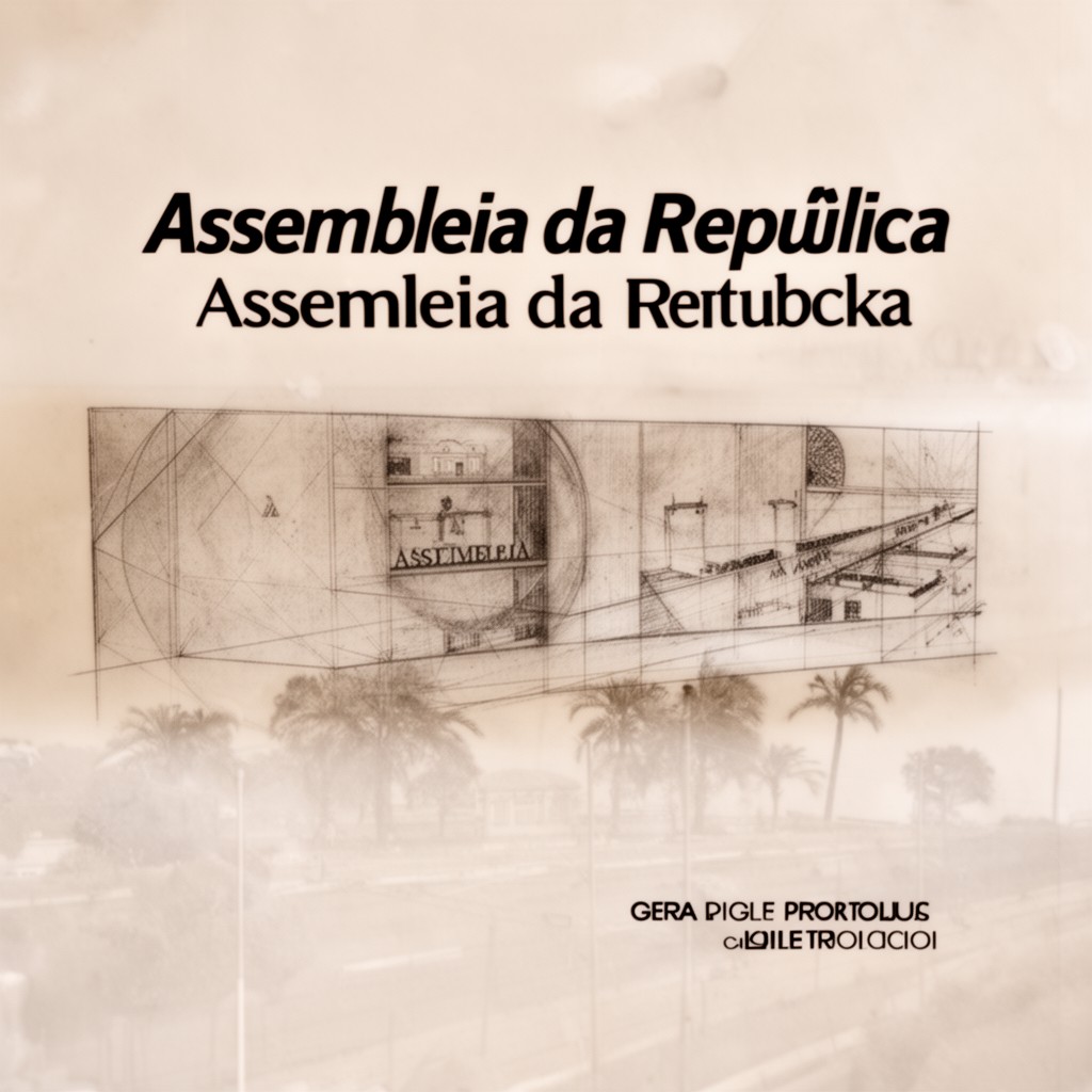 AI-generated illustration of Assembleia da República