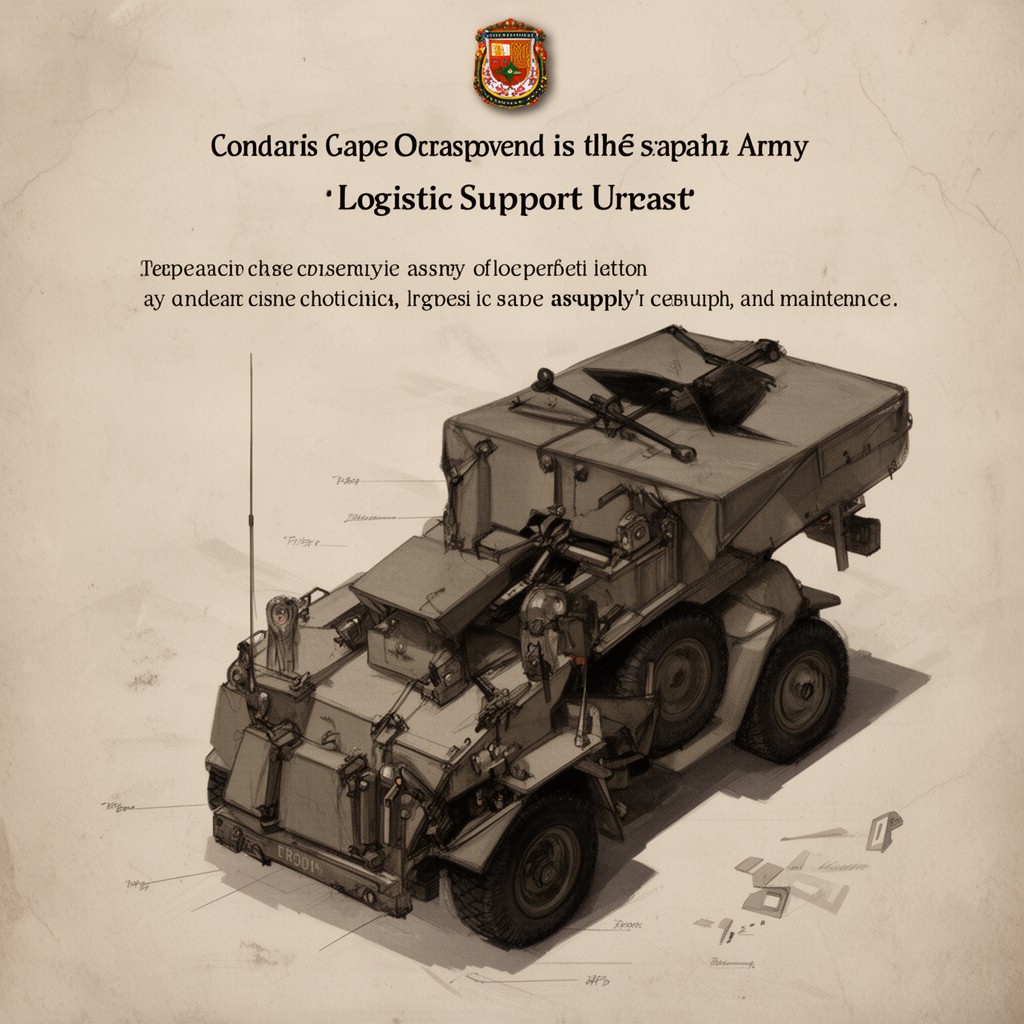 AI-generated illustration of Logistic Support Command
