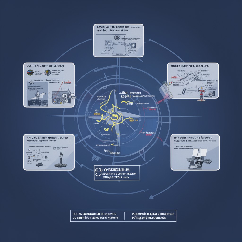 AI-generated illustration of NATO military doctrine