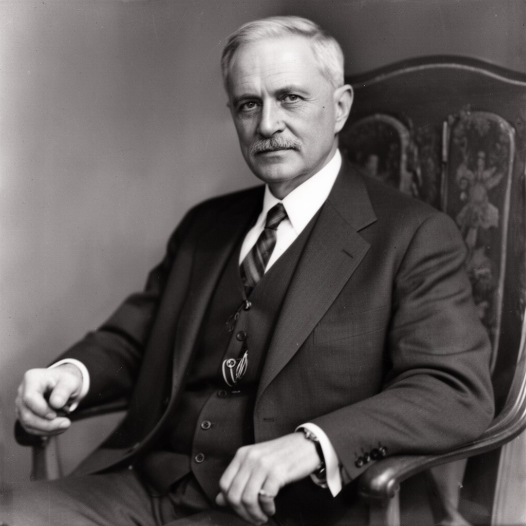 AI-generated illustration of Justice Louis D. Brandeis