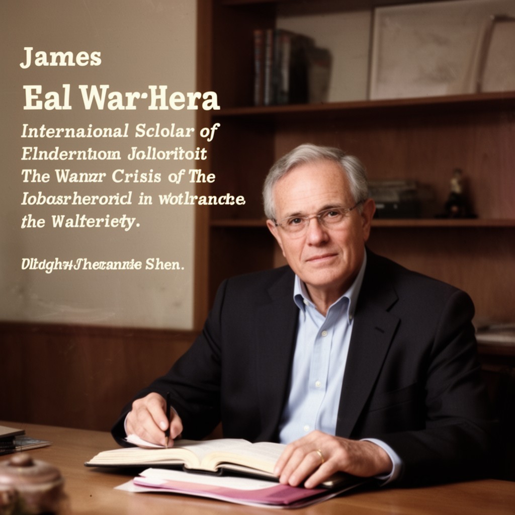 AI-generated illustration of James G. Blight is a scholar of international relations and Cold War history