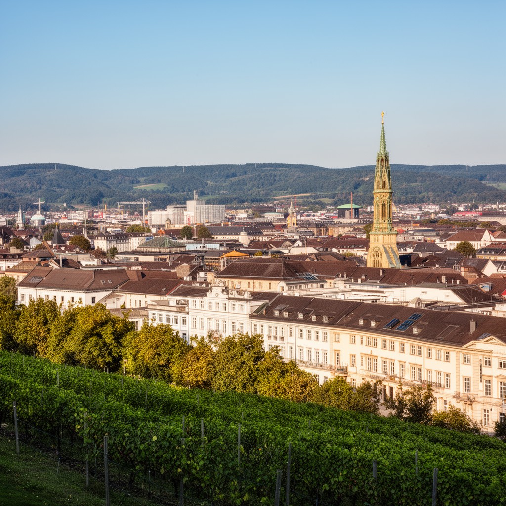 AI-generated illustration of Stuttgart