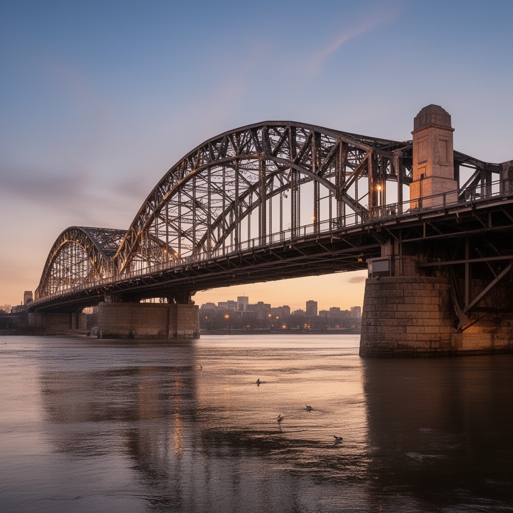 AI-generated illustration of Eads Bridge