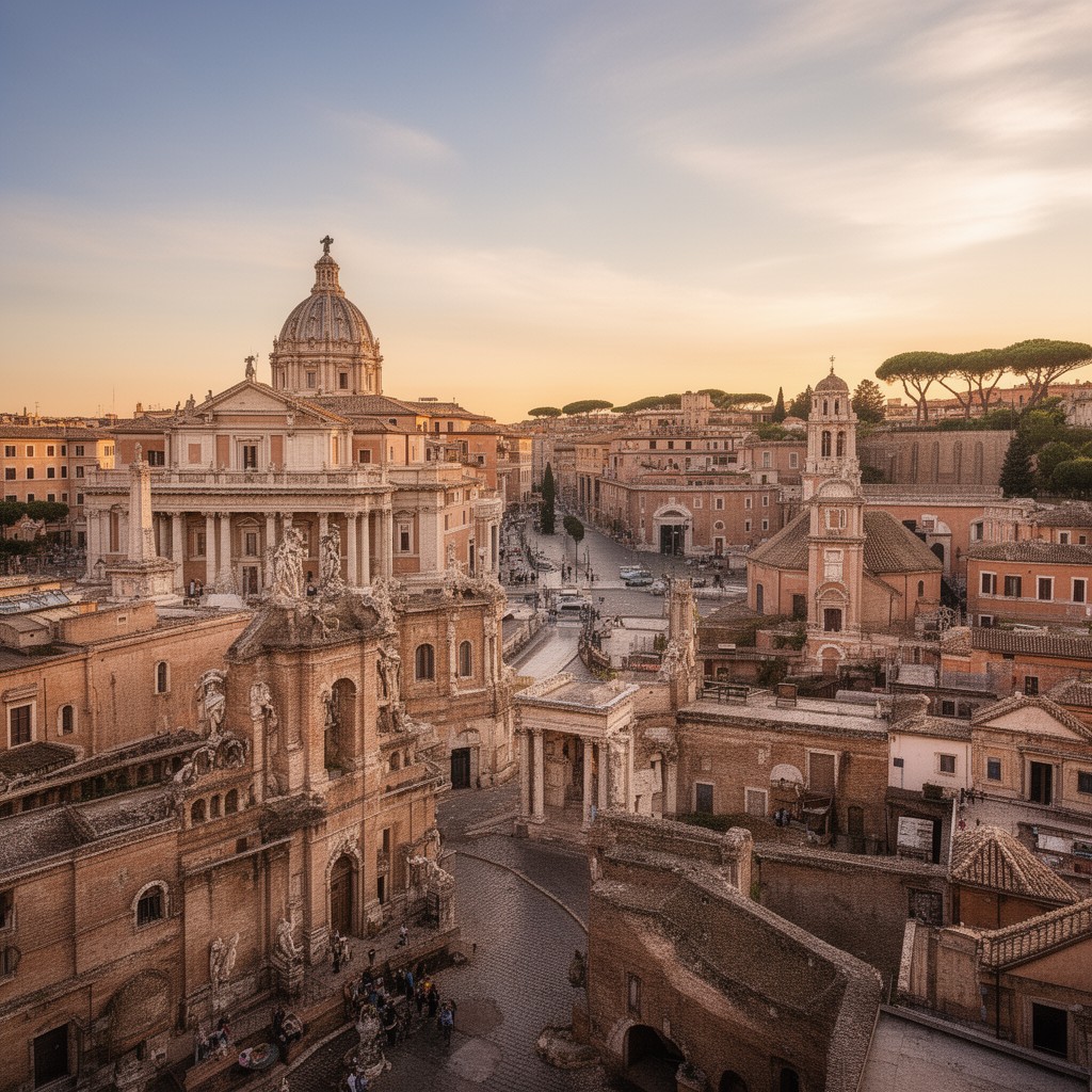 AI-generated illustration of Rome