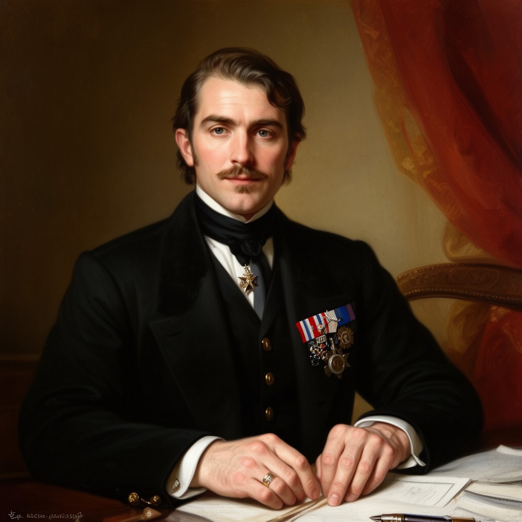 AI-generated illustration of Ernest Augustus, King of Hanover