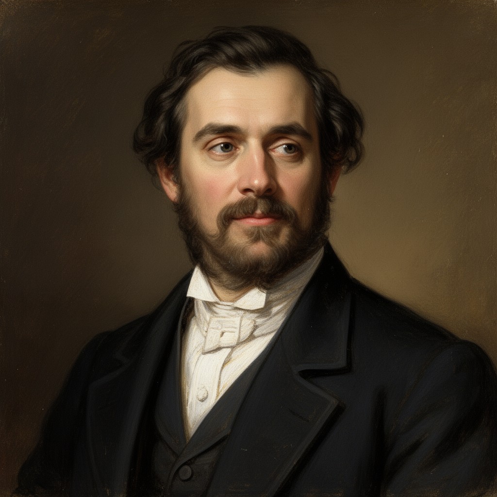 AI-generated illustration of Nikolai Zinin