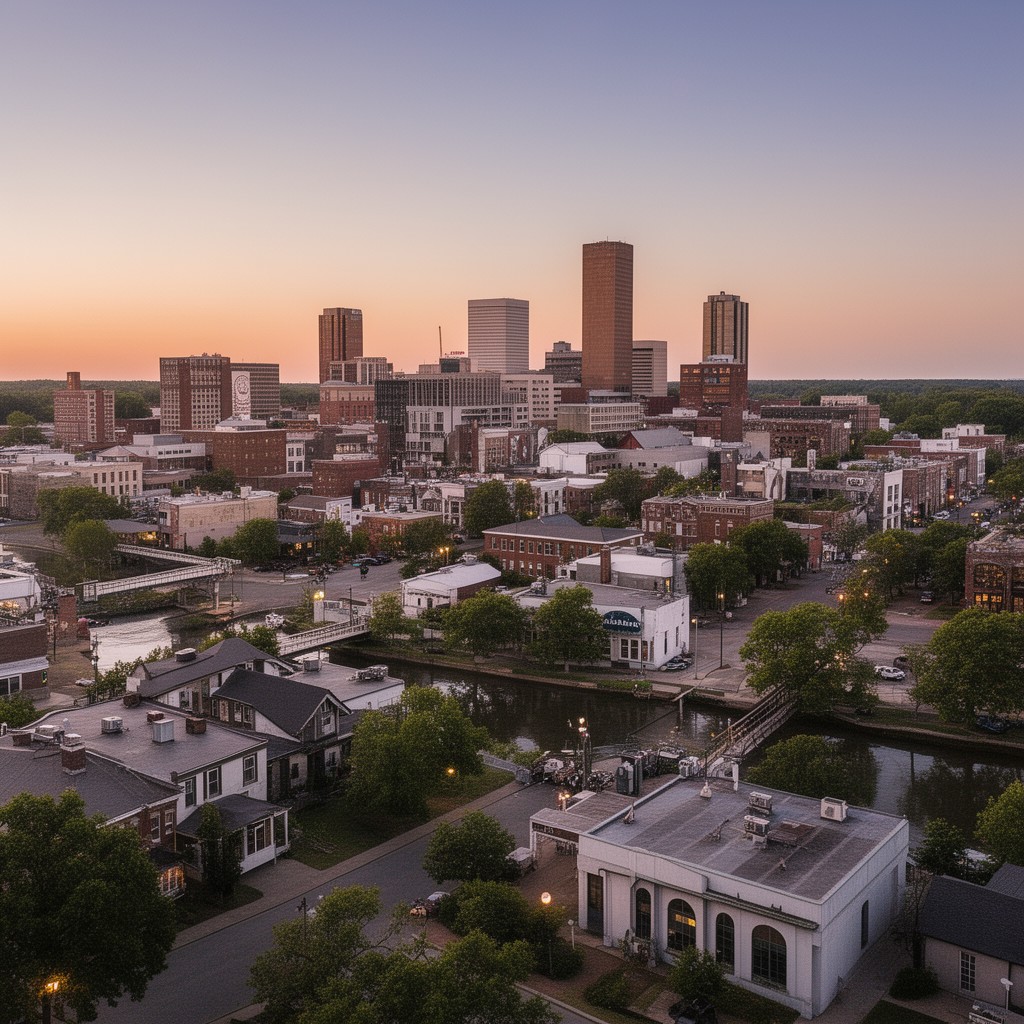 AI-generated illustration of Albany, Georgia