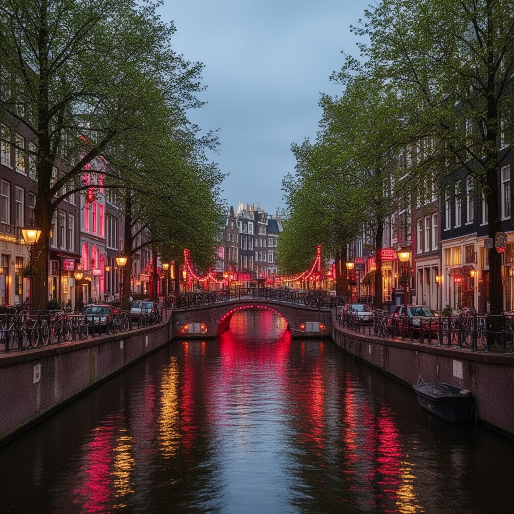 AI-generated illustration of Oudezijds Voorburgwal