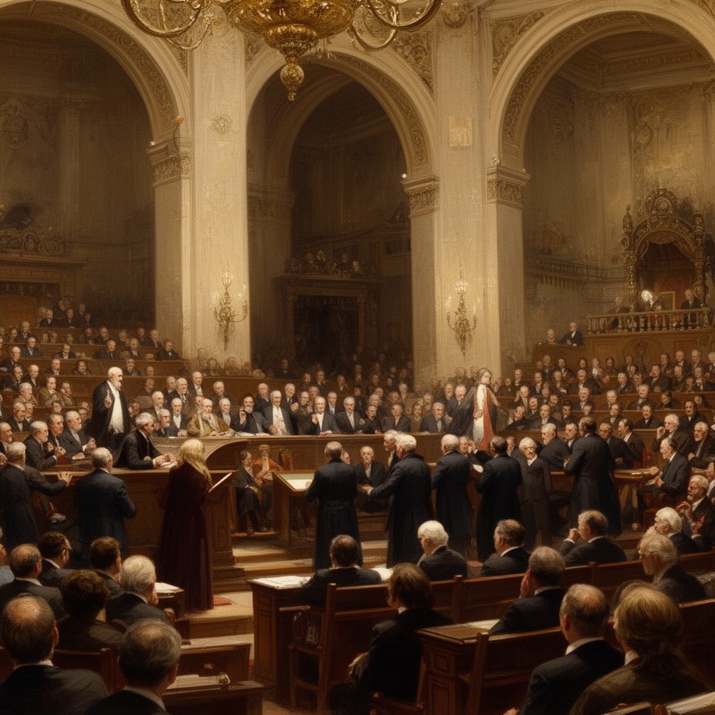 AI-generated illustration of First Vatican Council