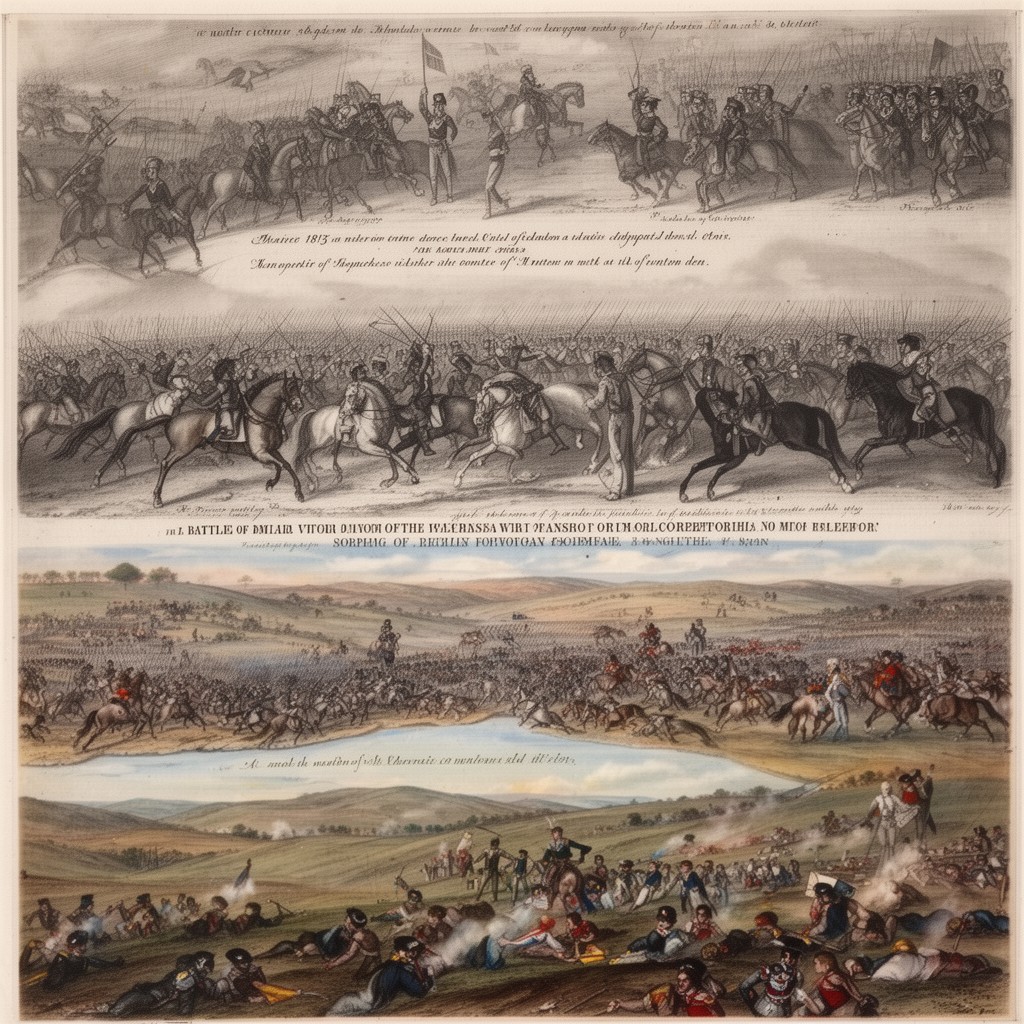 AI-generated illustration of Battle of Vitoria