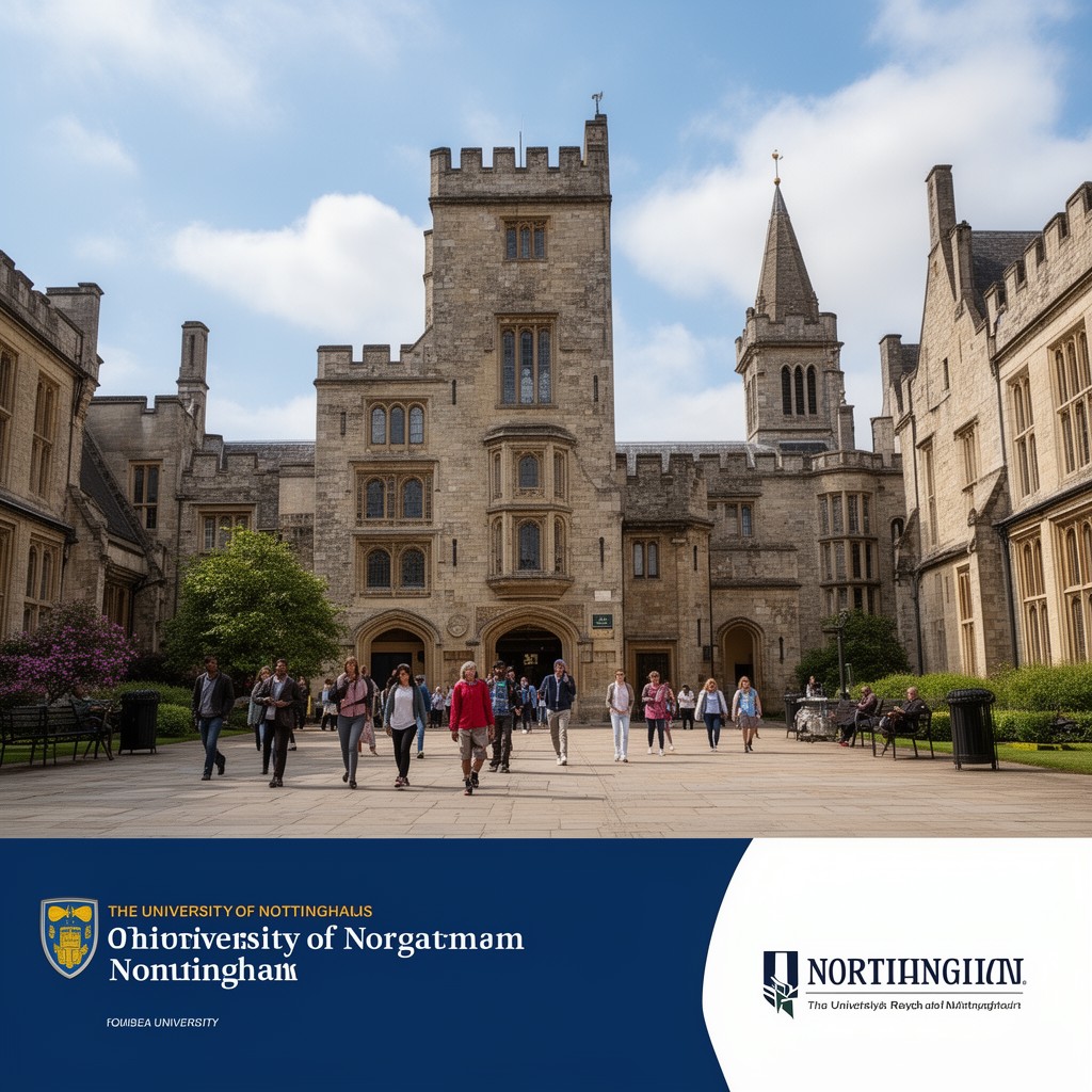 AI-generated illustration of University of Nottingham