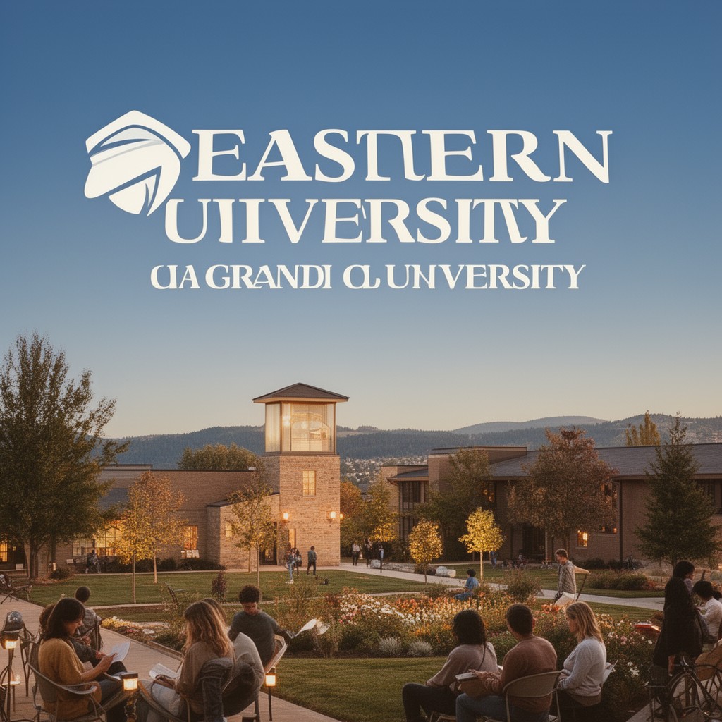 AI-generated illustration of Eastern Oregon University
