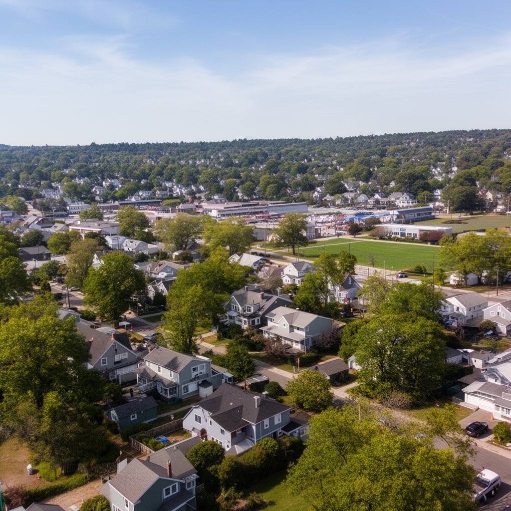 AI-generated illustration of Smithtown, New York