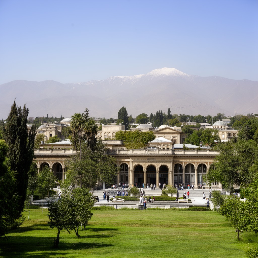 AI-generated illustration of Sa’dabad Complex