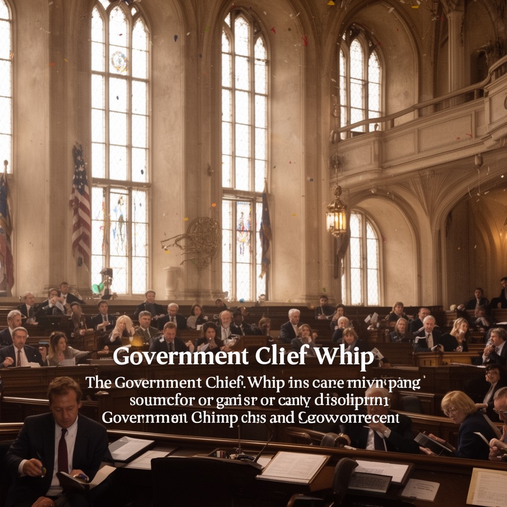 AI-generated illustration of Government Chief Whip