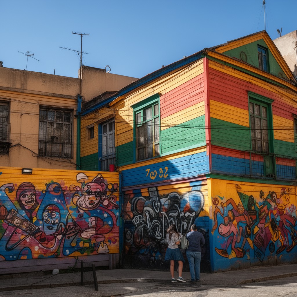 AI-generated illustration of La Boca