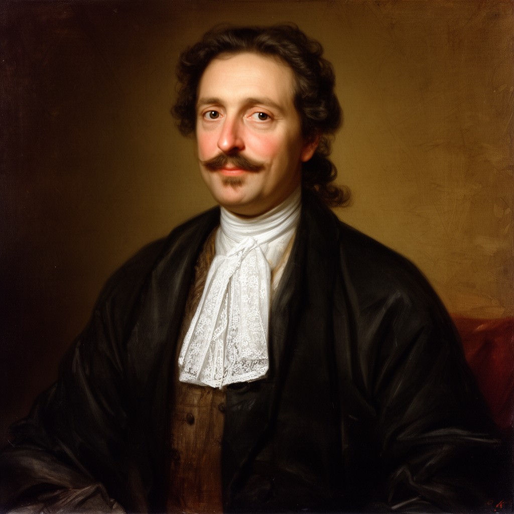 AI-generated illustration of Pierre Bayle