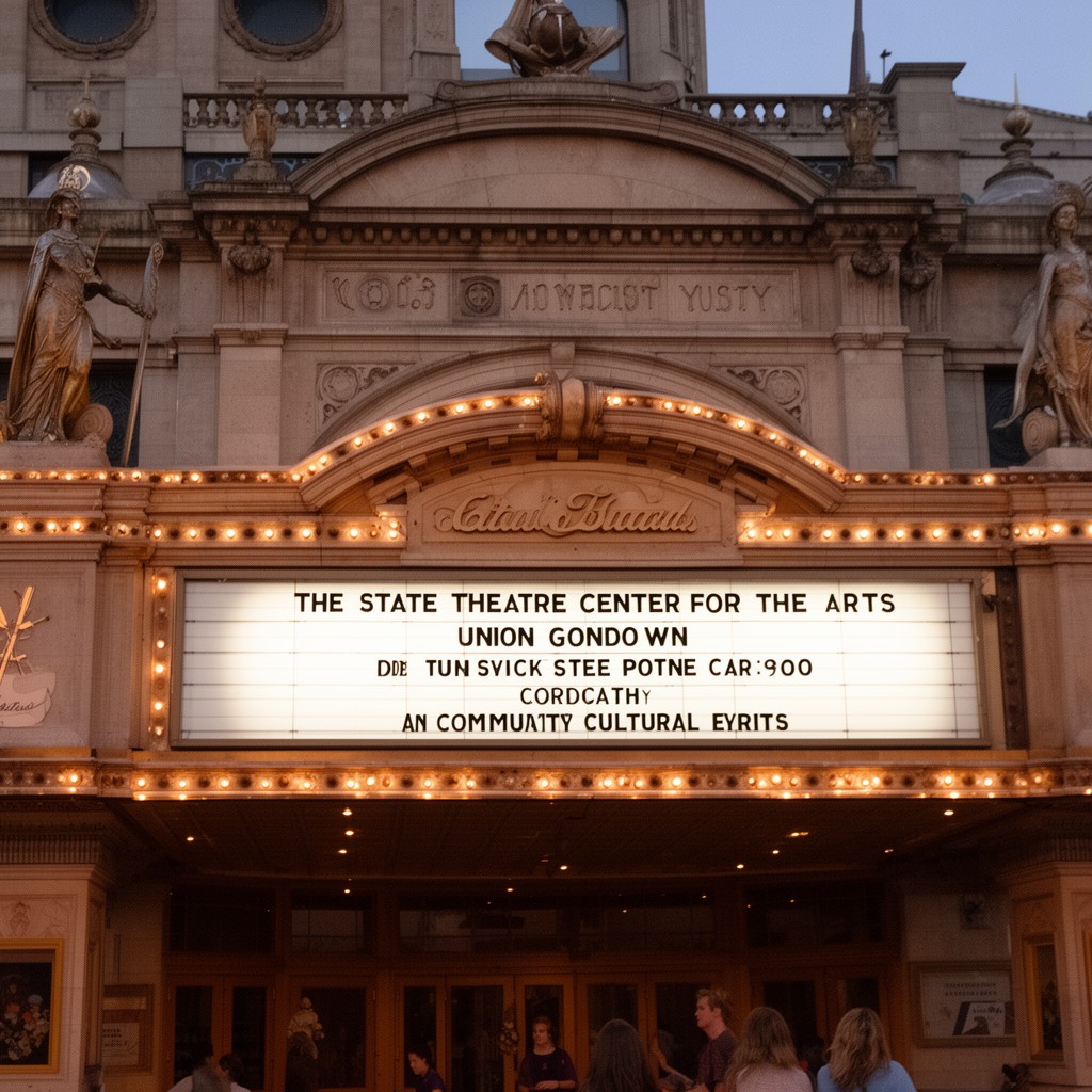AI-generated illustration of State Theatre Center for the Arts