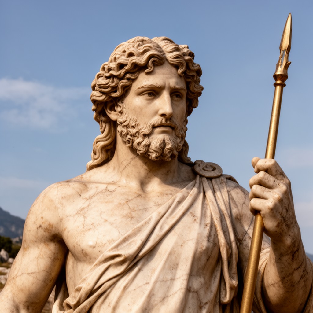 AI-generated illustration of Apollo Epicurius