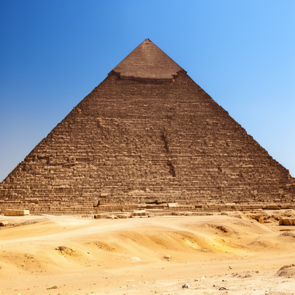 AI-generated illustration of Great Pyramid of Giza