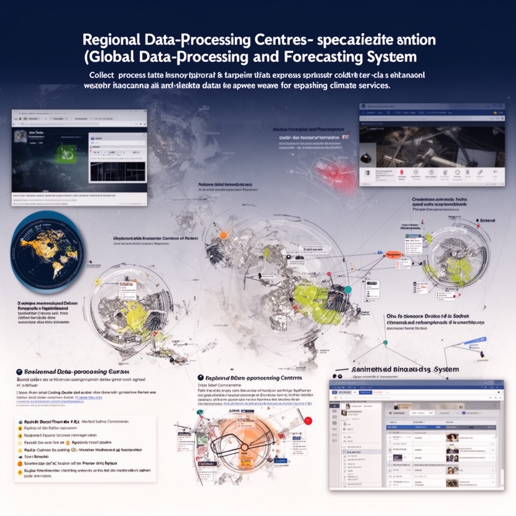 AI-generated illustration of Regional Data-processing Centres