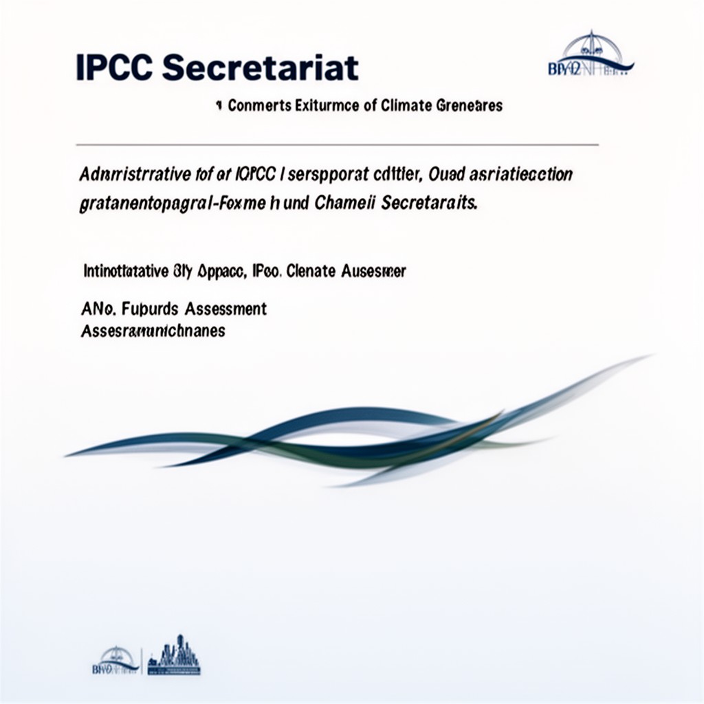 AI-generated illustration of IPCC Secretariat