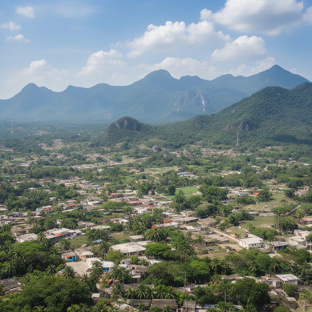 AI-generated illustration of eastern Mexico