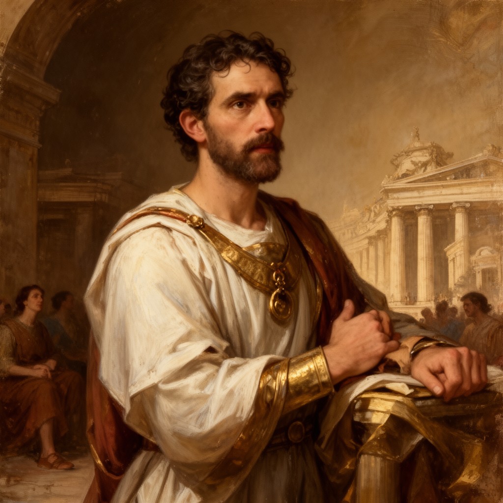 AI-generated illustration of Cato the Younger