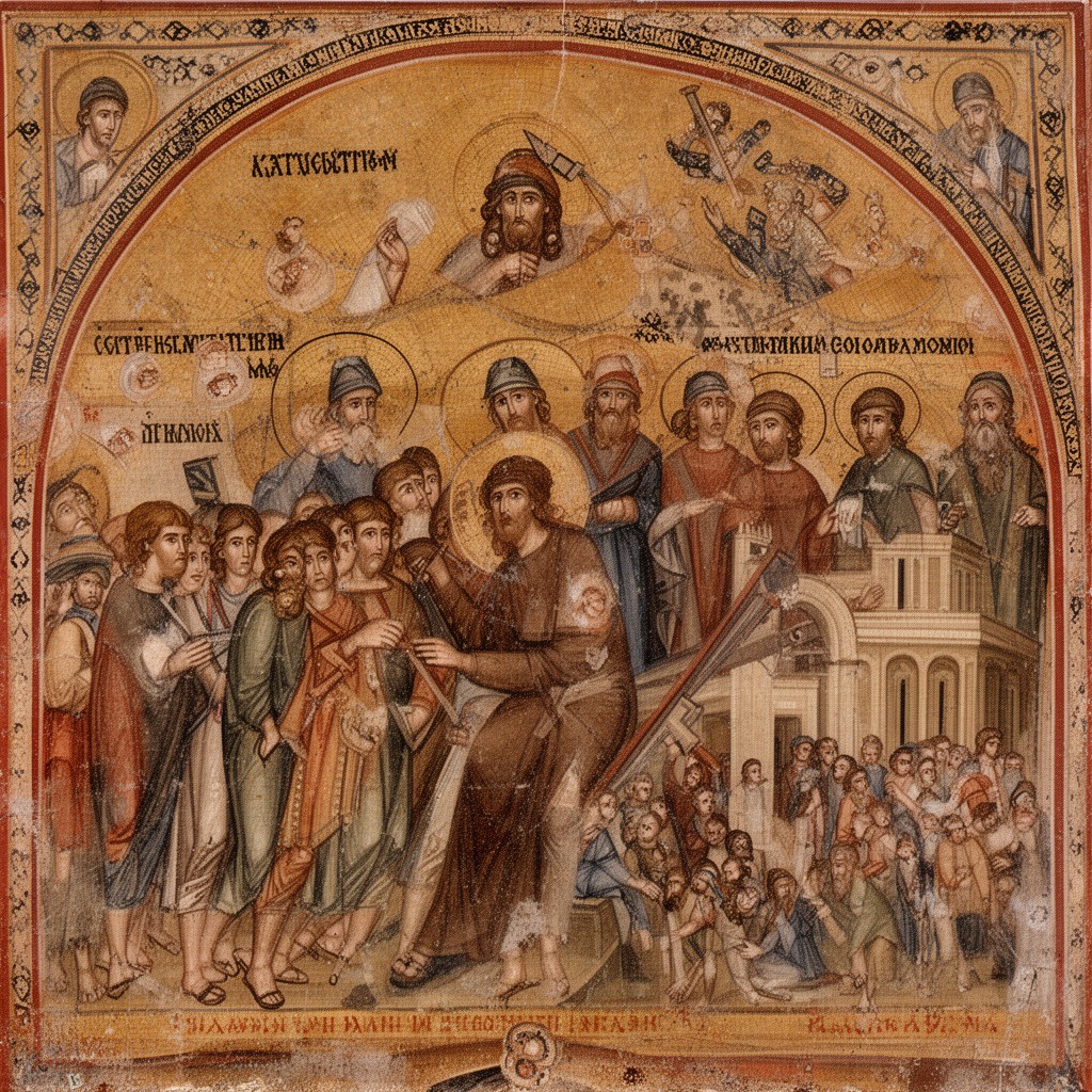 AI-generated illustration of Late Byzantine period