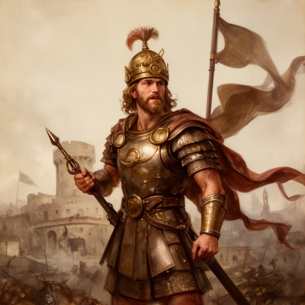AI-generated illustration of Alaric I