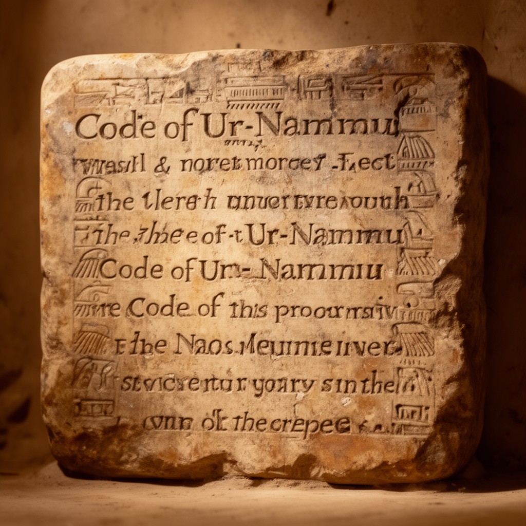 AI-generated illustration of Code of Ur-Nammu