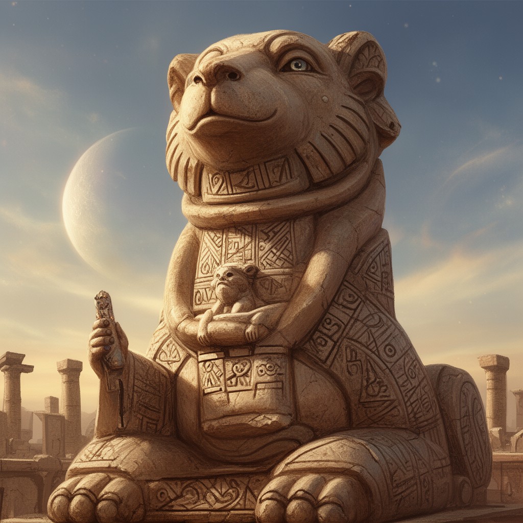 AI-generated illustration of Anu