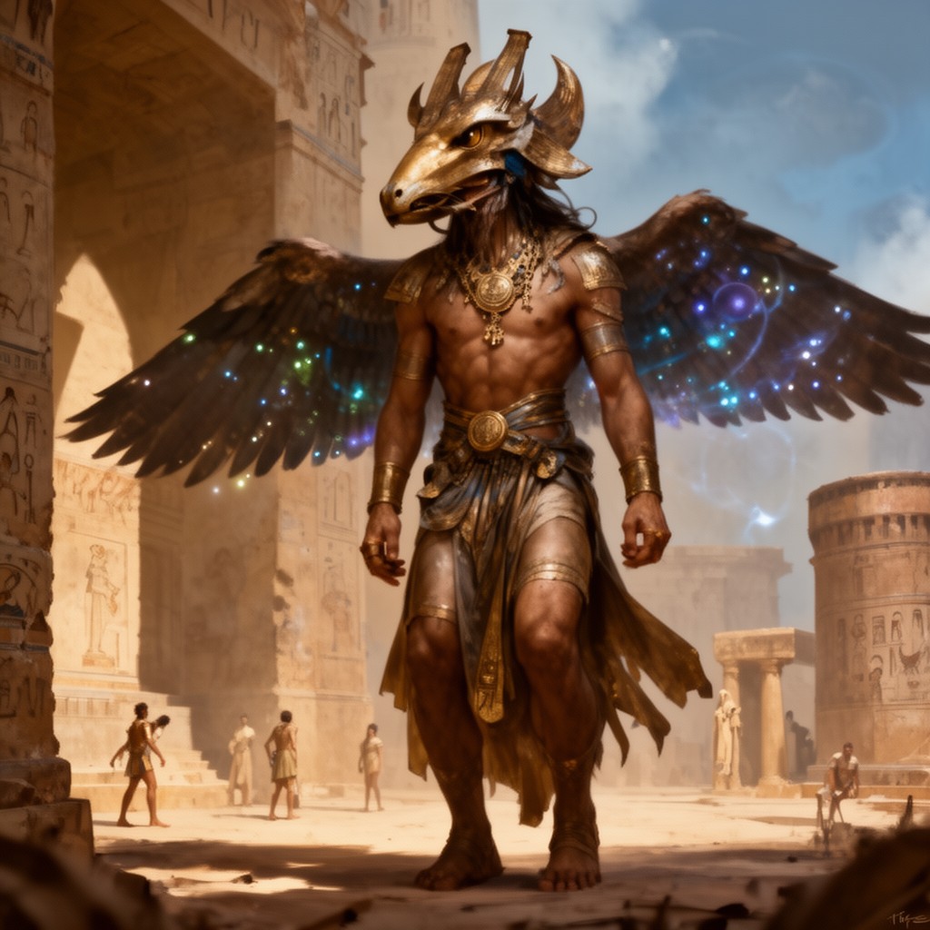 AI-generated illustration of Enlil