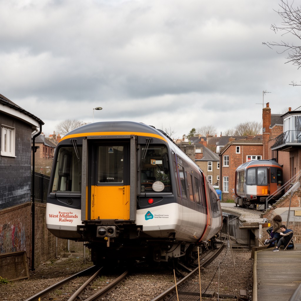 AI-generated illustration of West Midlands Railway