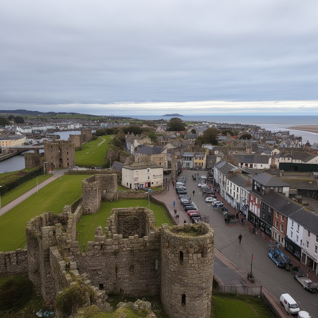 AI-generated illustration of Aberystwyth