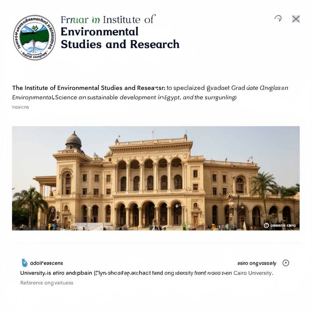 AI-generated illustration of Institute of Environmental Studies and Research