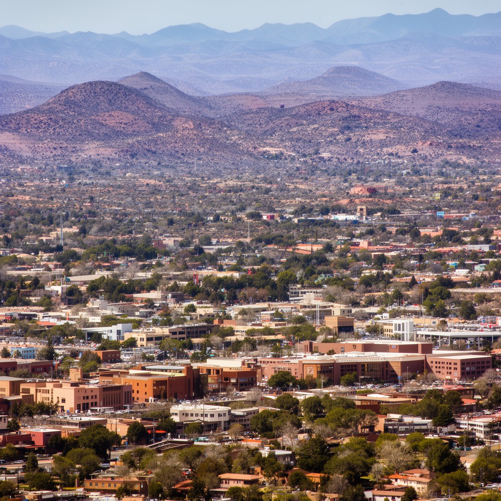 AI-generated illustration of Albuquerque