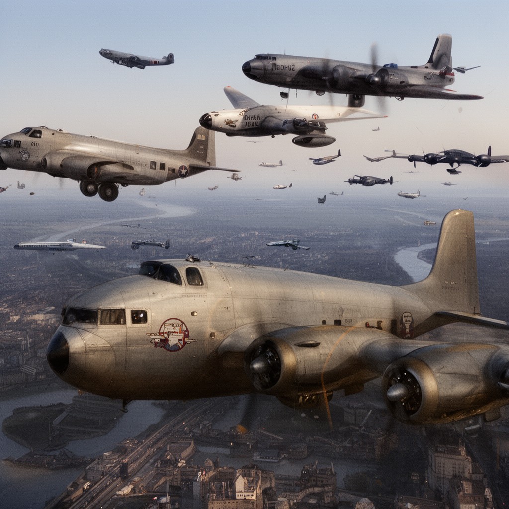 AI-generated illustration of Eighth Air Force