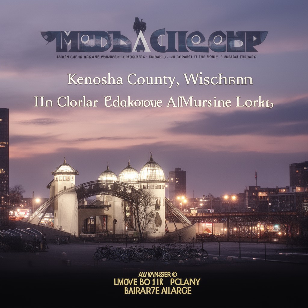 AI-generated illustration of Kenosha County, Wisconsin