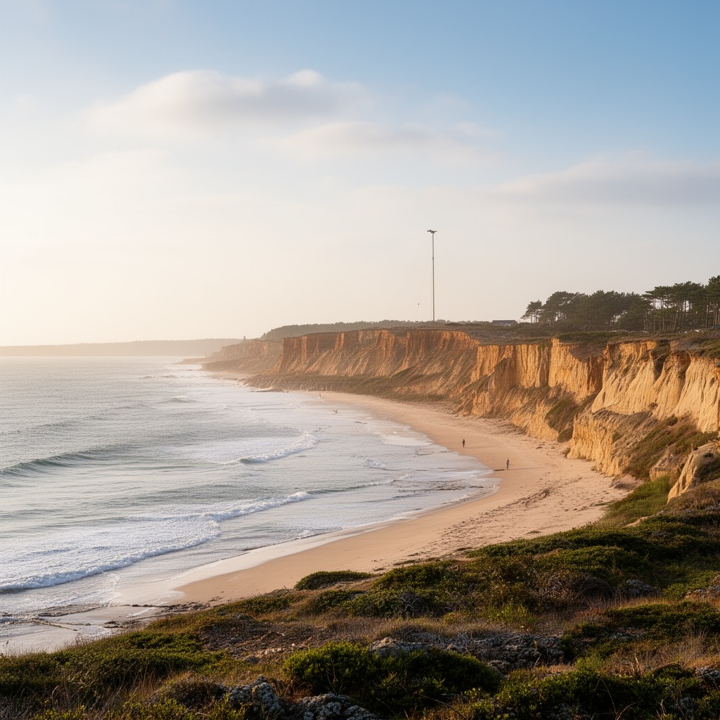 AI-generated illustration of Marconi Beach