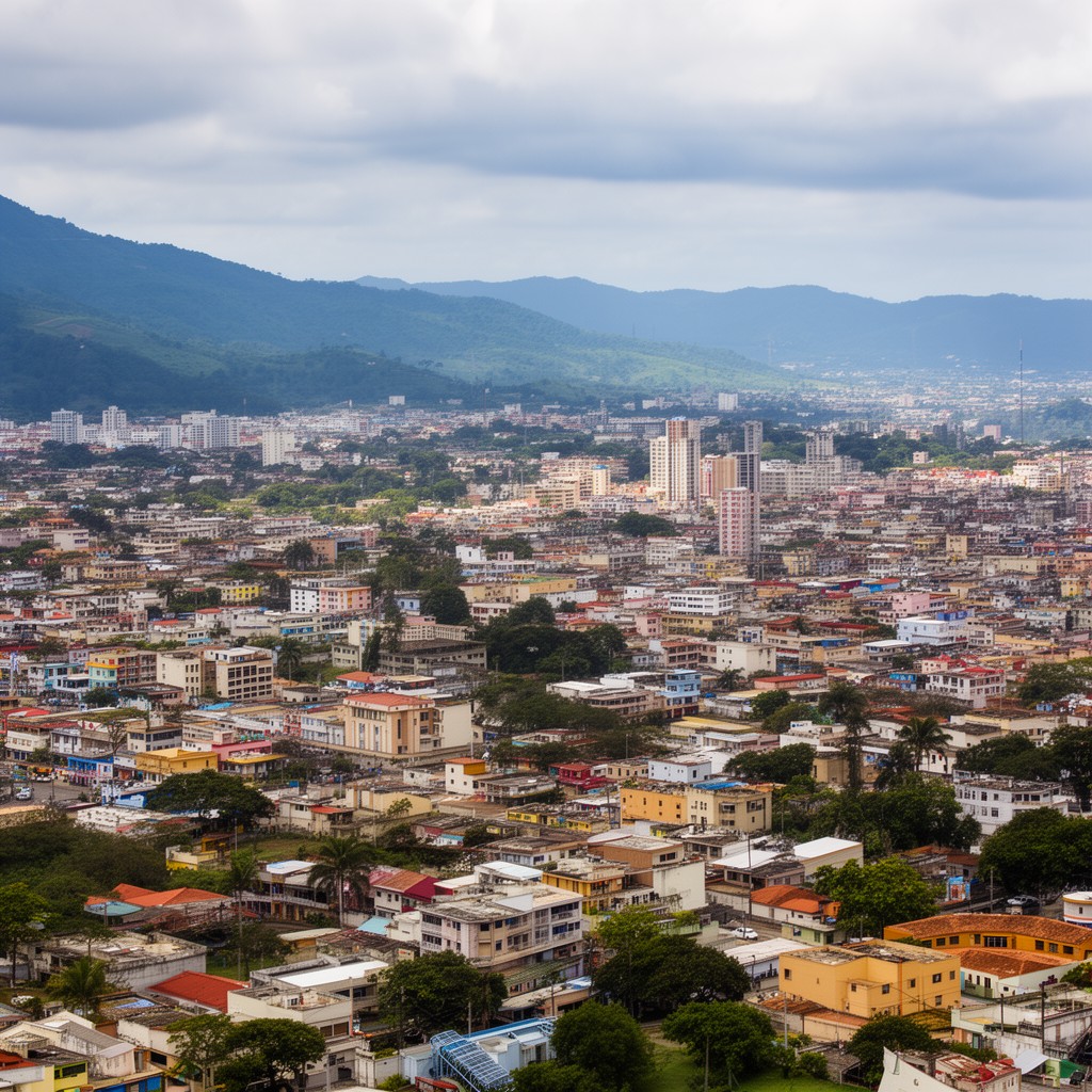 AI-generated illustration of Caguas, Puerto Rico