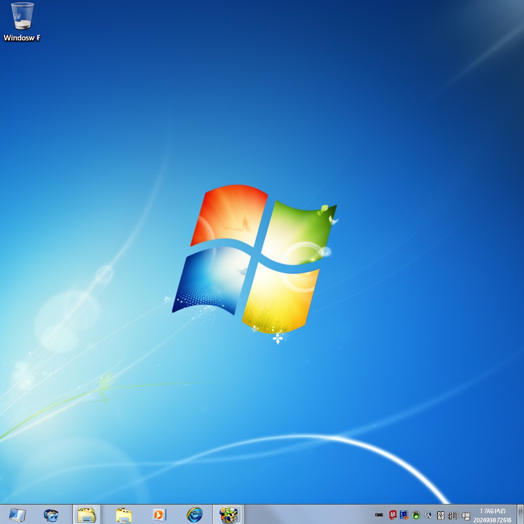 AI-generated illustration of Windows 7