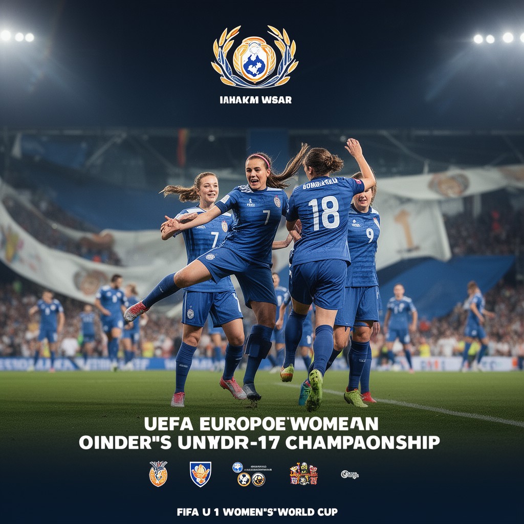AI-generated illustration of UEFA European Women's Under-17 Championship