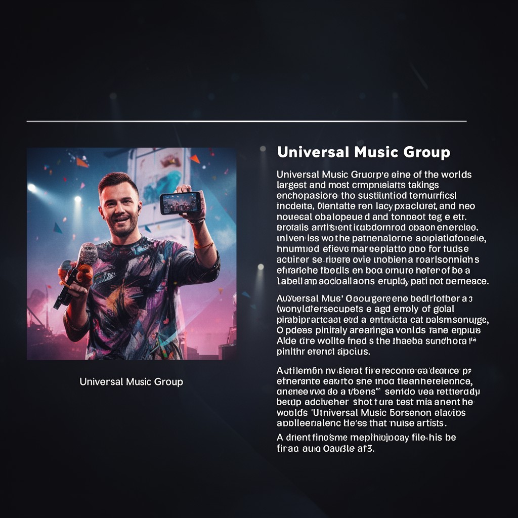 AI-generated illustration of Universal Music Group