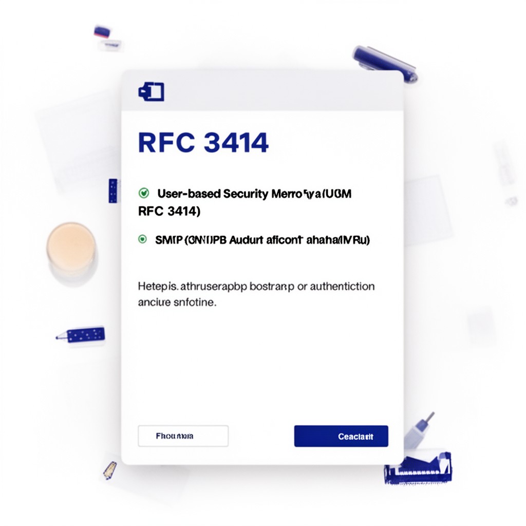 AI-generated illustration of RFC 3414