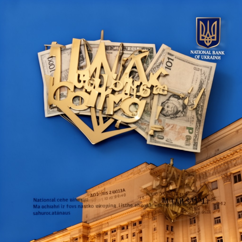 AI-generated illustration of National Bank of Ukraine