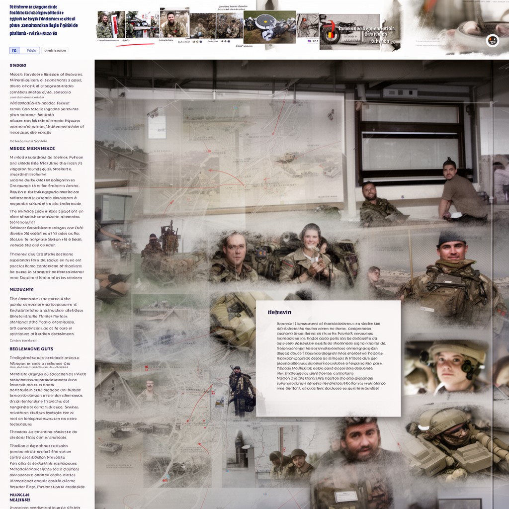 AI-generated illustration of Medical Component of the Belgian Armed Forces