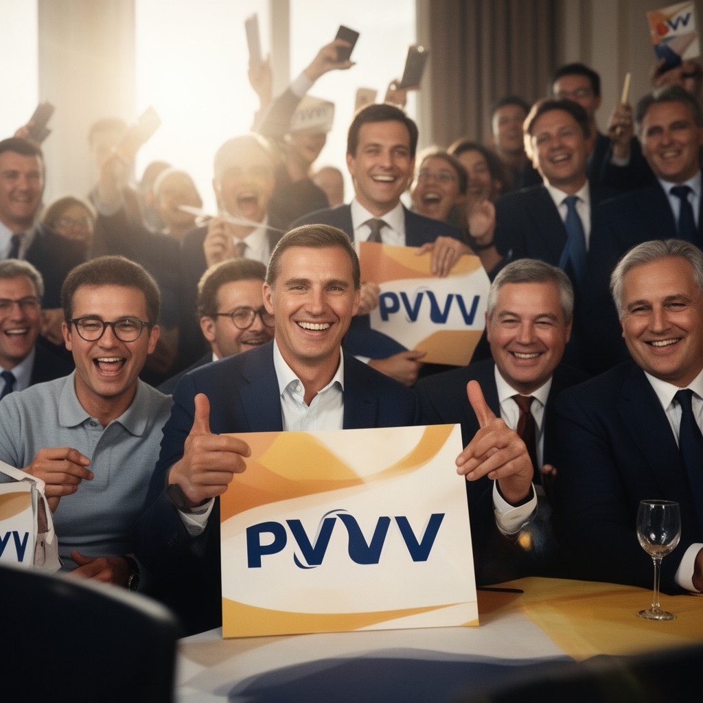 AI-generated illustration of Party for Freedom and Progress (PVV)