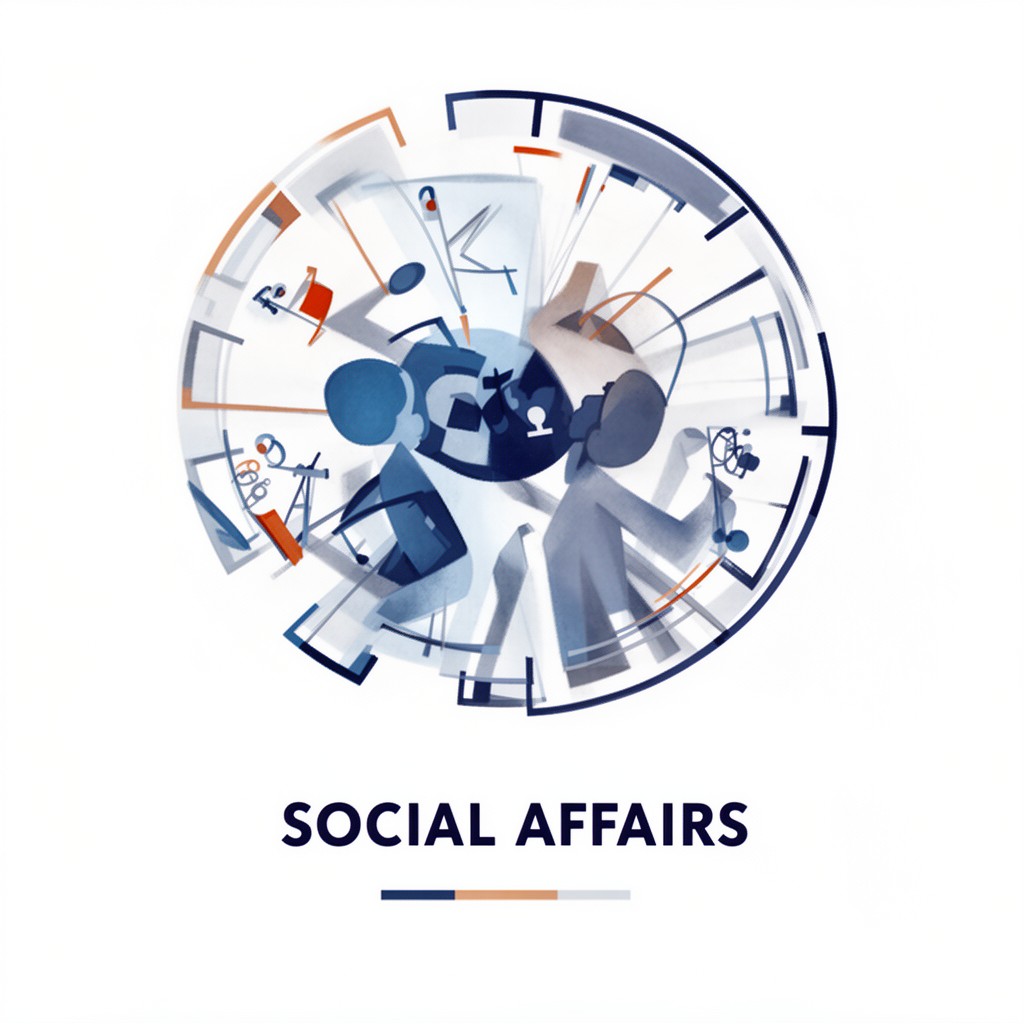 AI-generated illustration of Social Affairs