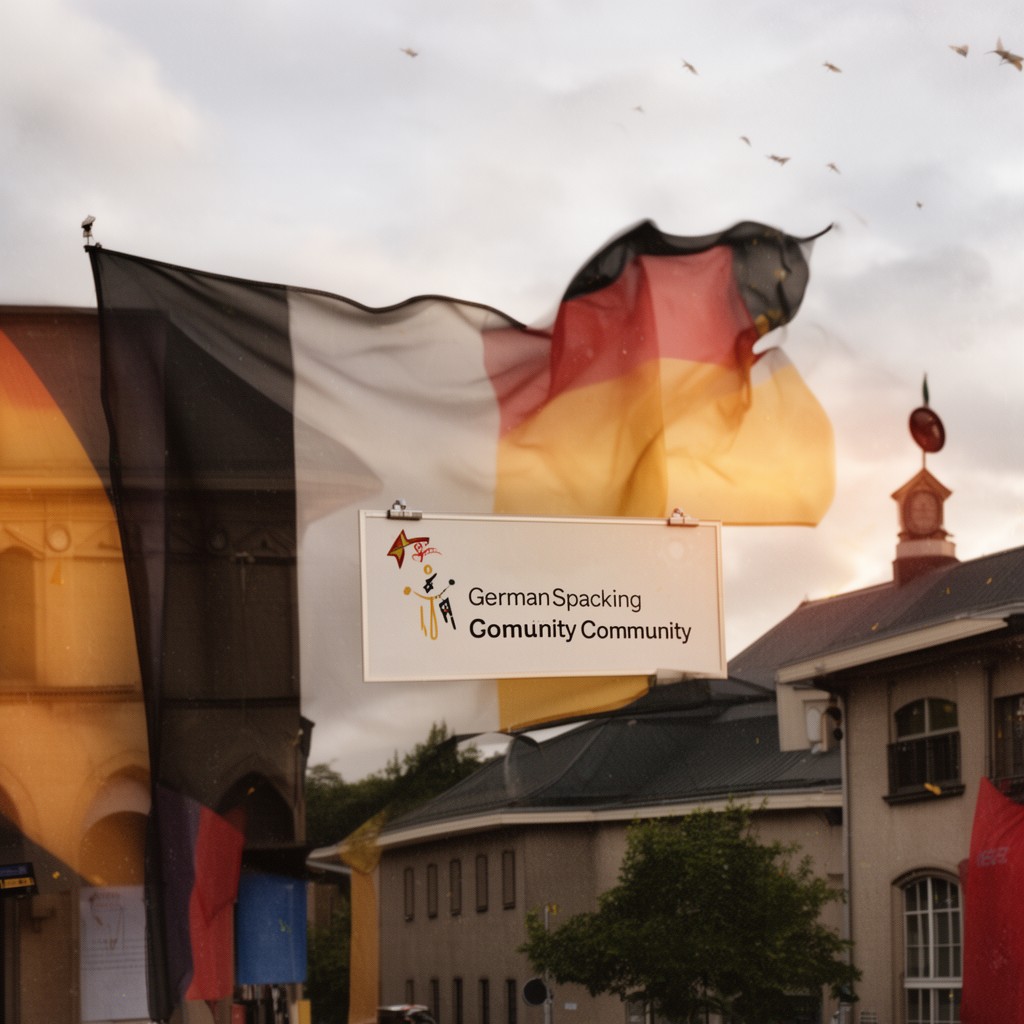 AI-generated illustration of German-speaking Community